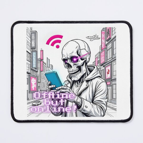Item preview, The Digital Ghost-Always connected. Never present  designed and sold by PixelInfinite.