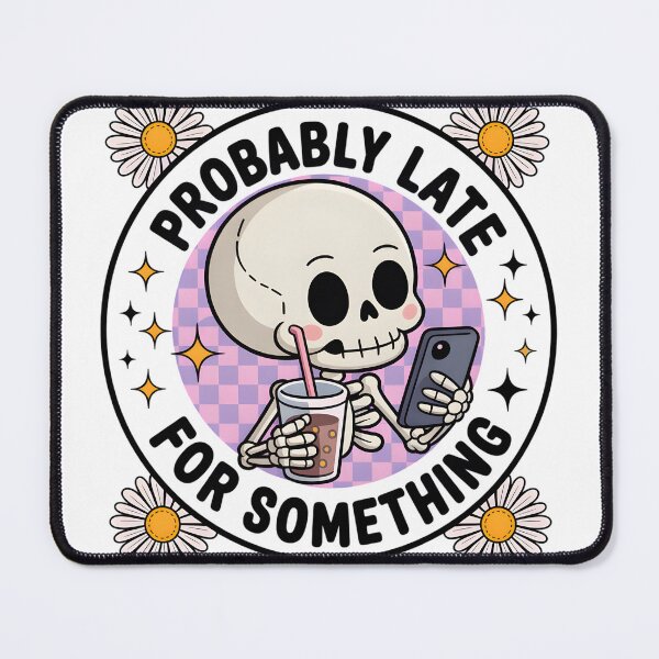 Item preview, Probably Late Skeleton PNG - Y2K Aesthetic designed and sold by Charlietule.