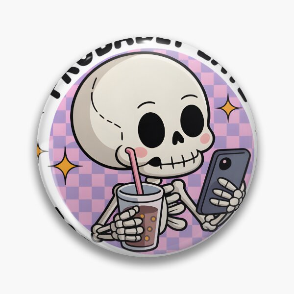 Item preview, Probably Late Skeleton PNG - Y2K Aesthetic designed and sold by Charlietule.