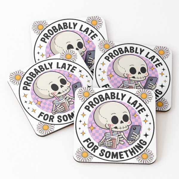 Item preview, Probably Late Skeleton PNG - Y2K Aesthetic designed and sold by Charlietule.
