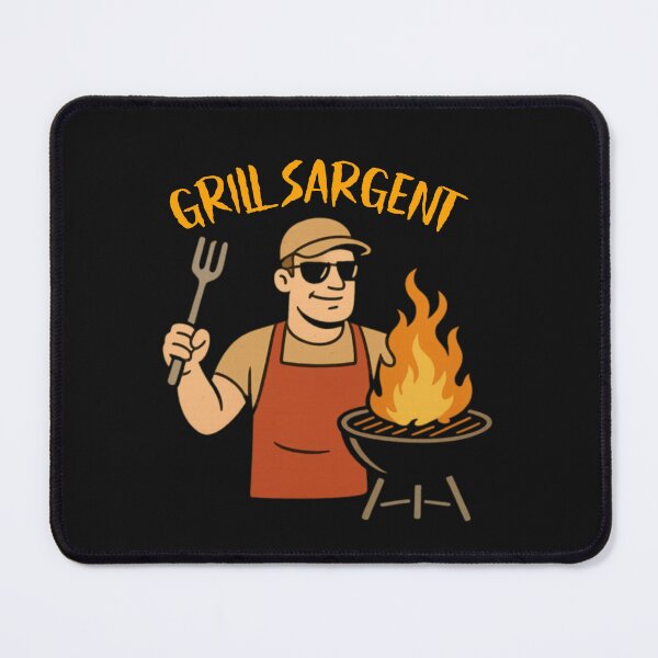 Item preview, Grill Sargent at the BBQ designed and sold by wombathole.