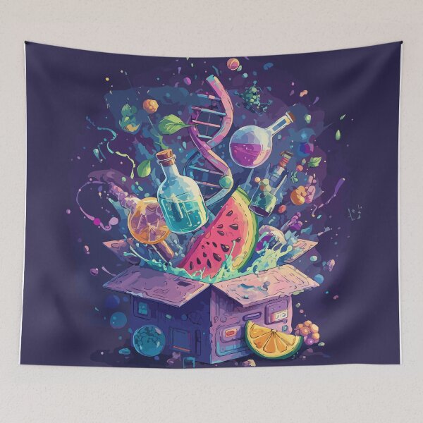 Item preview, Cosmic Watermelon Explosion – Surreal Science Fantasy Art designed and sold by Moss and Moon Studio.