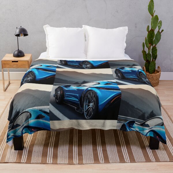 Item preview, Futuristic Blue Supercar Artwork Illustration designed and sold by Aldrin Capco.