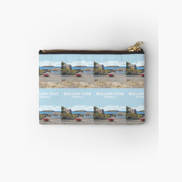 Item preview, Mullion Cove Cornwall.Lizard Peninsula Cornish gift Kernow Travel location poster  designed and sold by BarbaraGlebska.