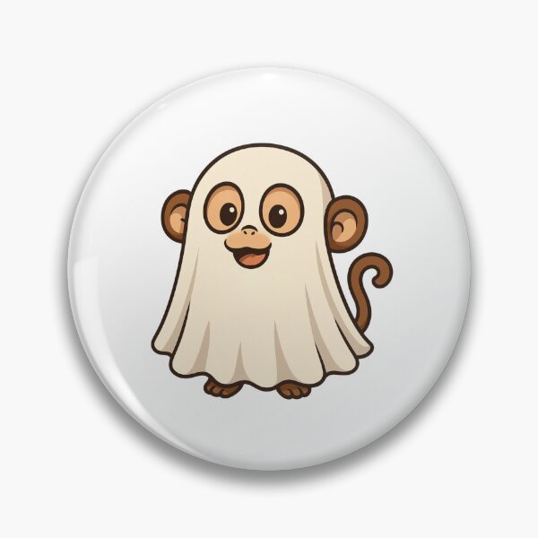 Item preview, Monkey Boo Ghost Halloween Gifts designed and sold by Prints-by-Olaf.