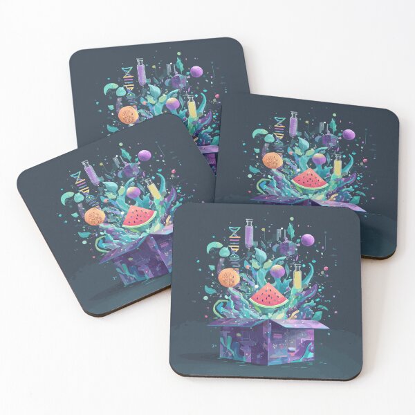 Item preview, Cosmic Watermelon Explosion – Surreal Science Fantasy Art designed and sold by Moss and Moon Studio.