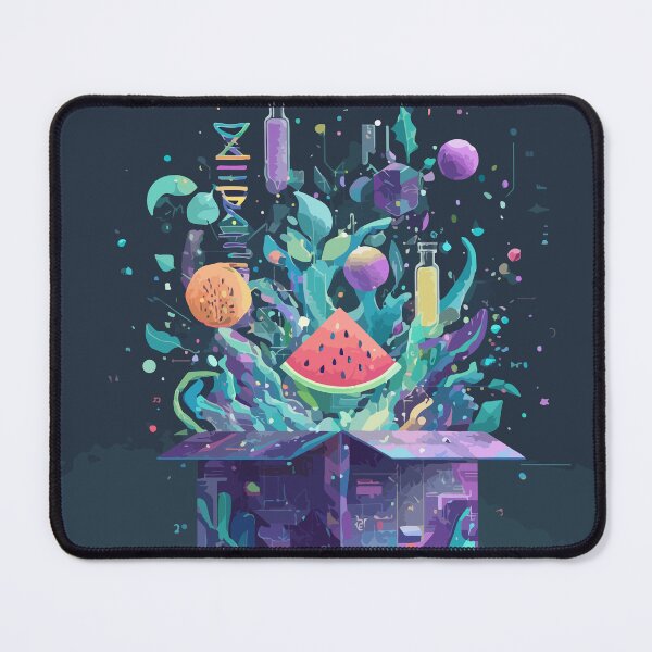 Item preview, Cosmic Watermelon Explosion – Surreal Science Fantasy Art designed and sold by Moss and Moon Studio.