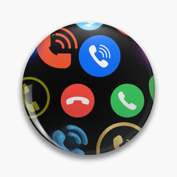 Item preview, Colourful phone call icon patterns designed and sold by Cre8Gift.