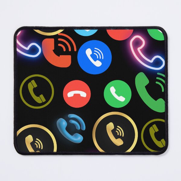 Item preview, Colourful phone call icon patterns designed and sold by Cre8Gift.