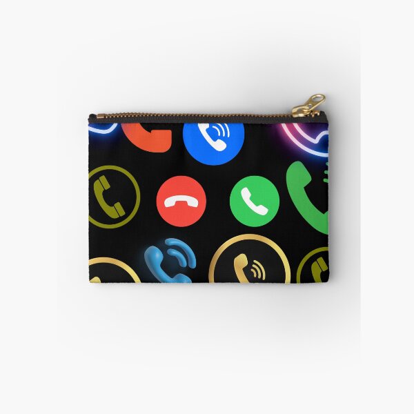 Item preview, Colourful phone call icon patterns designed and sold by Cre8Gift.