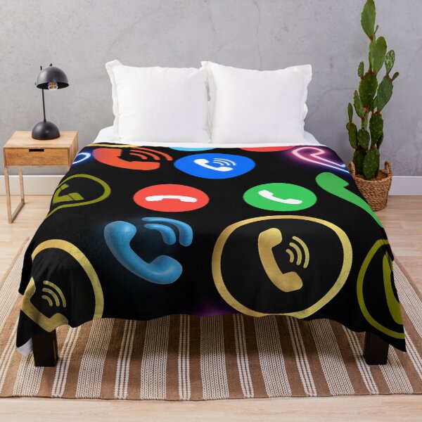 Item preview, Colourful phone call icon patterns designed and sold by Cre8Gift.