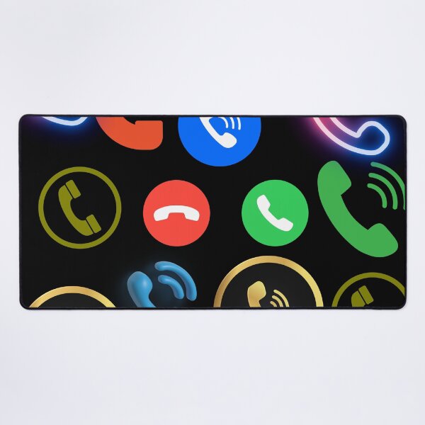Item preview, Colourful phone call icon patterns designed and sold by Cre8Gift.
