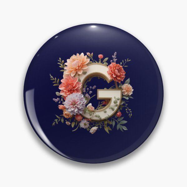 Item preview, Elegant Floral Monogram Letter G – Botanical Initial with Peonies, Roses & Dahlias | Personalized Gift & Feminine Decor designed and sold by AmenAlways.