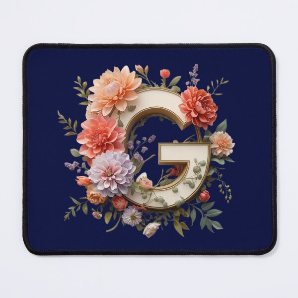 Item preview, Elegant Floral Monogram Letter G – Botanical Initial with Peonies, Roses & Dahlias | Personalized Gift & Feminine Decor designed and sold by AmenAlways.