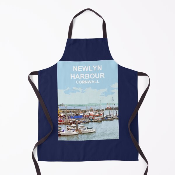 Item preview, Newlyn Cornwall.PenzanceCornish gift Kernow Travel location poster designed and sold by BarbaraGlebska.