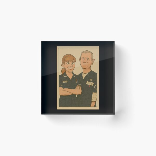 Item preview, Soap Legends: Duffy & Charlie from Casualty designed and sold by halibutgoatramb.