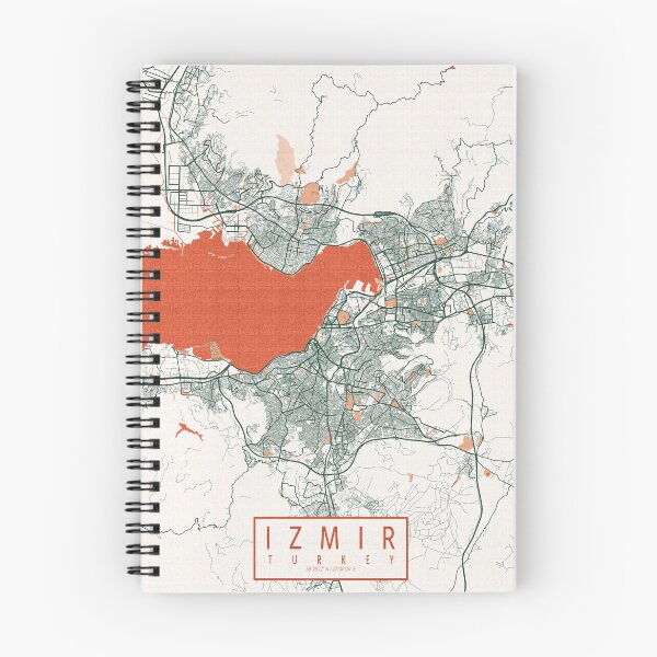 Item preview, Izmir City Map of Turkey - Bohemian designed and sold by deMAP.