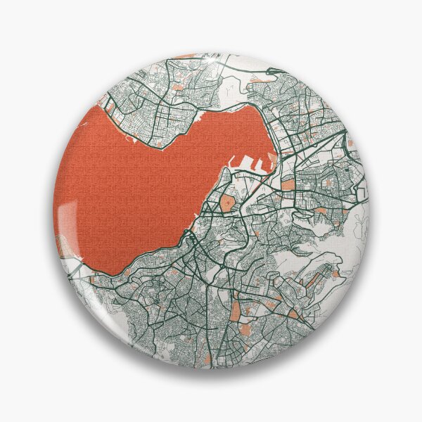 Item preview, Izmir City Map of Turkey - Bohemian designed and sold by deMAP.