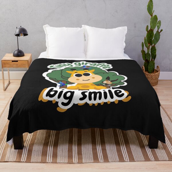 Item preview, Tiny Giraffe Big Smile – Cute Jungle Animal Cartoon Design designed and sold by MR-GOLDEN.