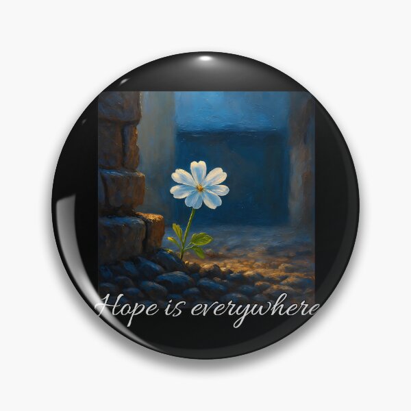 Item preview, Blooming Through Darkness – Inspirational Flower Quote Art designed and sold by Psycho-Crazy.