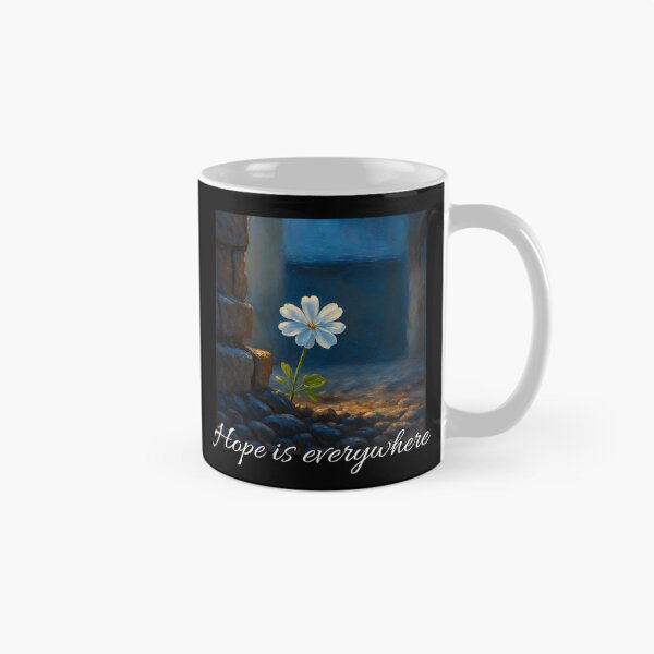 Item preview, Blooming Through Darkness – Inspirational Flower Quote Art designed and sold by Psycho-Crazy.