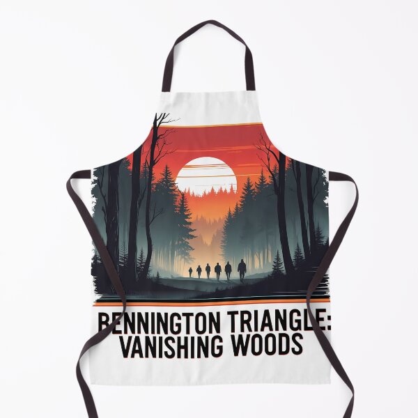 Item preview, Bennington Triangle Vanishing Woods – Retro Paranormal Vermont Forest Sunset Illustration designed and sold by LoliDesignShop.