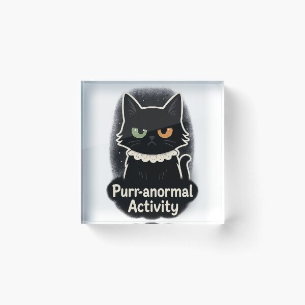 Item preview, Gato con ronroneo y actividad anormal designed and sold by anabear-art.