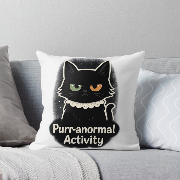 Item preview, Gato con ronroneo y actividad anormal designed and sold by anabear-art.