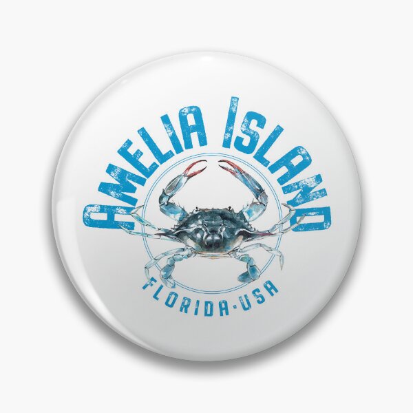 Item preview, Amelia Island Florida Blue Crab Design designed and sold by Futurebeachbum.