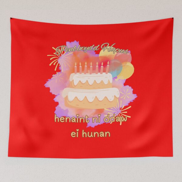 Item preview, penblwydd hapus happy birthday designed and sold by aledfychan.