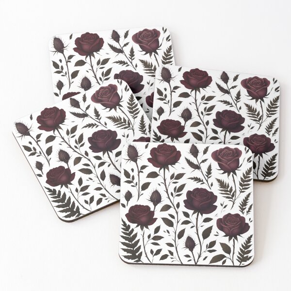 Item preview, Moody Gothic Botanical Seamless Pattern designed and sold by StickyGuys.