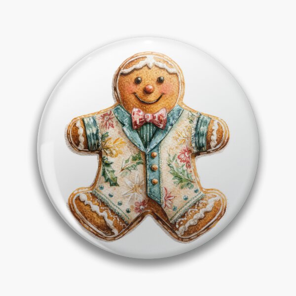 Item preview, Cute Gingerbread Cookies, Vintage Christmas Cookie Illustration, Holiday Art designed and sold by Maryna_Reine.