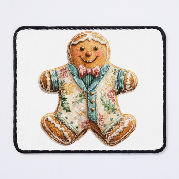 Item preview, Cute Gingerbread Cookies, Vintage Christmas Cookie Illustration, Holiday Art designed and sold by Maryna_Reine.