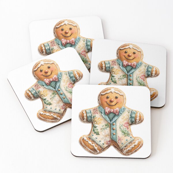 Item preview, Cute Gingerbread Cookies, Vintage Christmas Cookie Illustration, Holiday Art designed and sold by Maryna_Reine.