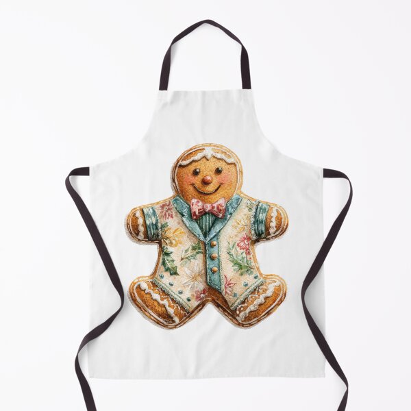 Item preview, Cute Gingerbread Cookies, Vintage Christmas Cookie Illustration, Holiday Art designed and sold by Maryna_Reine.