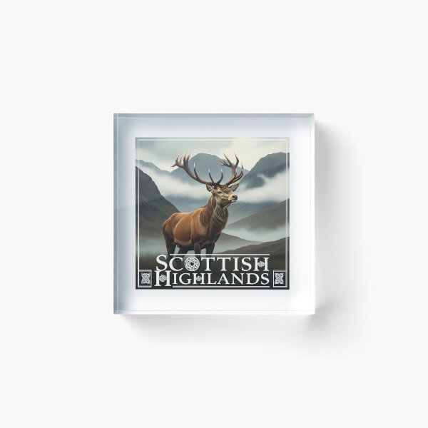 Item preview, Spirit of the Highlands: A Scottish Stag in the Mist designed and sold by Digital Dreams Arts.