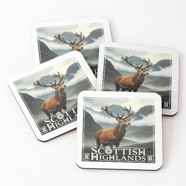 Item preview, Spirit of the Highlands: A Scottish Stag in the Mist designed and sold by Digital Dreams Arts.