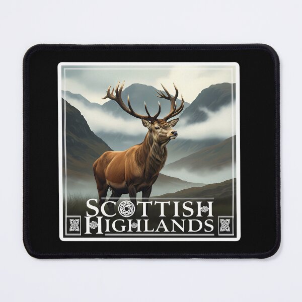 Item preview, Spirit of the Highlands: A Scottish Stag in the Mist designed and sold by Digital Dreams Arts.