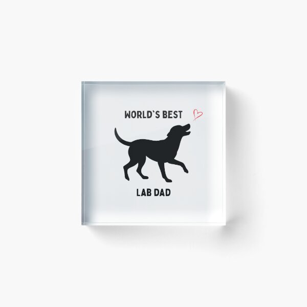 Item preview, World's Best Lab Dad designed and sold by Dog Lover Designs.