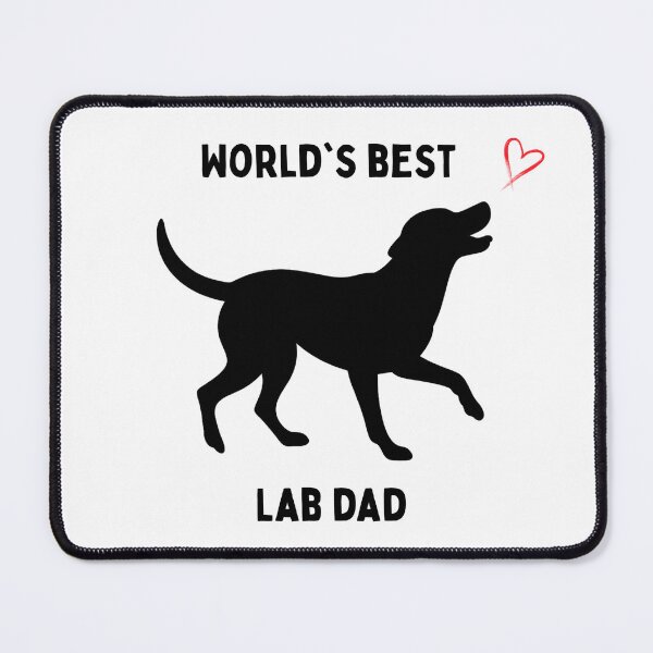 Item preview, World's Best Lab Dad designed and sold by Dog Lover Designs.