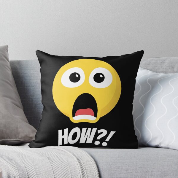Item preview, Shocked Emoji Face – Funny "HOW?!" Expression Design designed and sold by Karim-Karem.