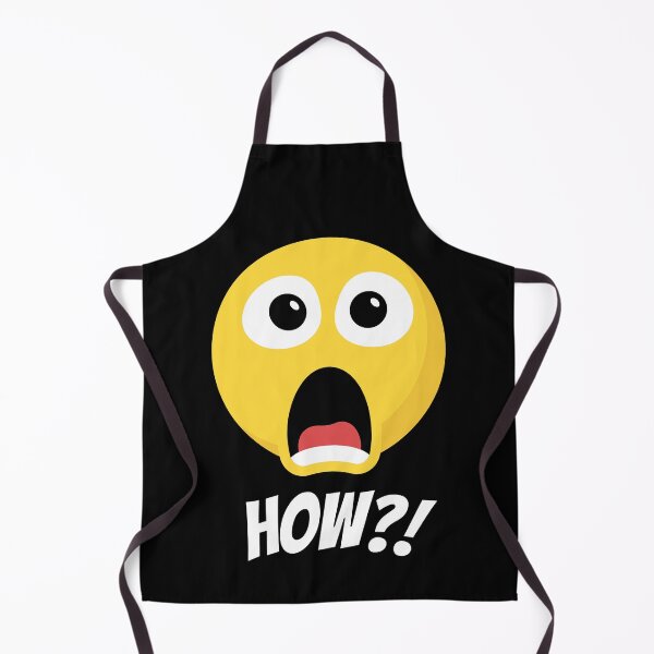 Item preview, Shocked Emoji Face – Funny "HOW?!" Expression Design designed and sold by Karim-Karem.
