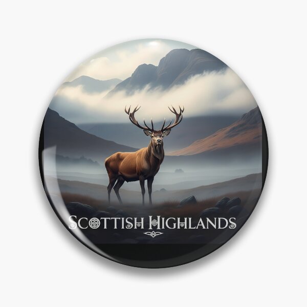 Item preview, Highlands: Majestic Red Deer Stag designed and sold by Digital Dreams Arts.
