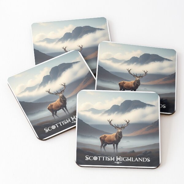 Item preview, Highlands: Majestic Red Deer Stag designed and sold by Digital Dreams Arts.