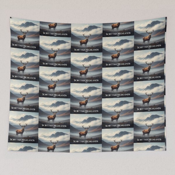 Item preview, Highlands: Majestic Red Deer Stag designed and sold by Digital Dreams Arts.