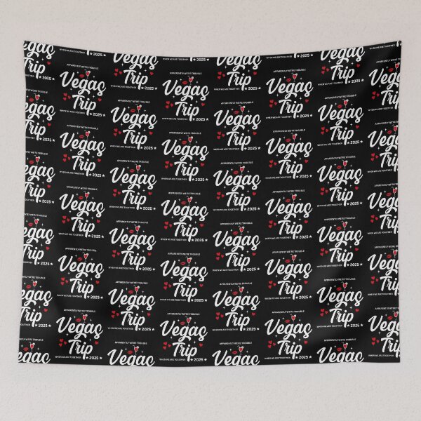 Item preview, Vegas Trip 2025 Apparently, We're Trouble When We're Together designed and sold by Mozaic Clothes.