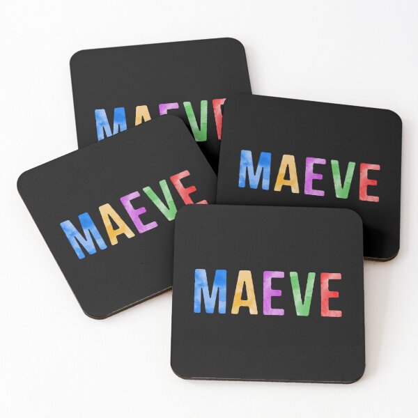 Item preview, Maeve Name Bright Colors designed and sold by Jeallan Designs.