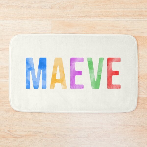 Item preview, Maeve Name Bright Colors designed and sold by Jeallan Designs.