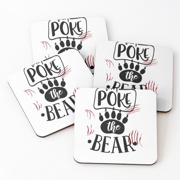 Item preview, Dont Poke the Bear Scratch Claw Mark Design Gifts designed and sold by Maniutek.