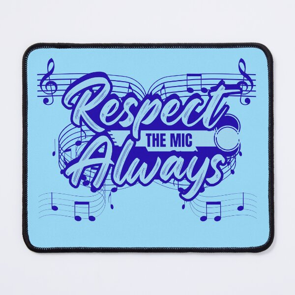 Item preview, Respect the Mic Always – Hip Hop Rap Music Quote Design designed and sold by MR-GOLDEN.